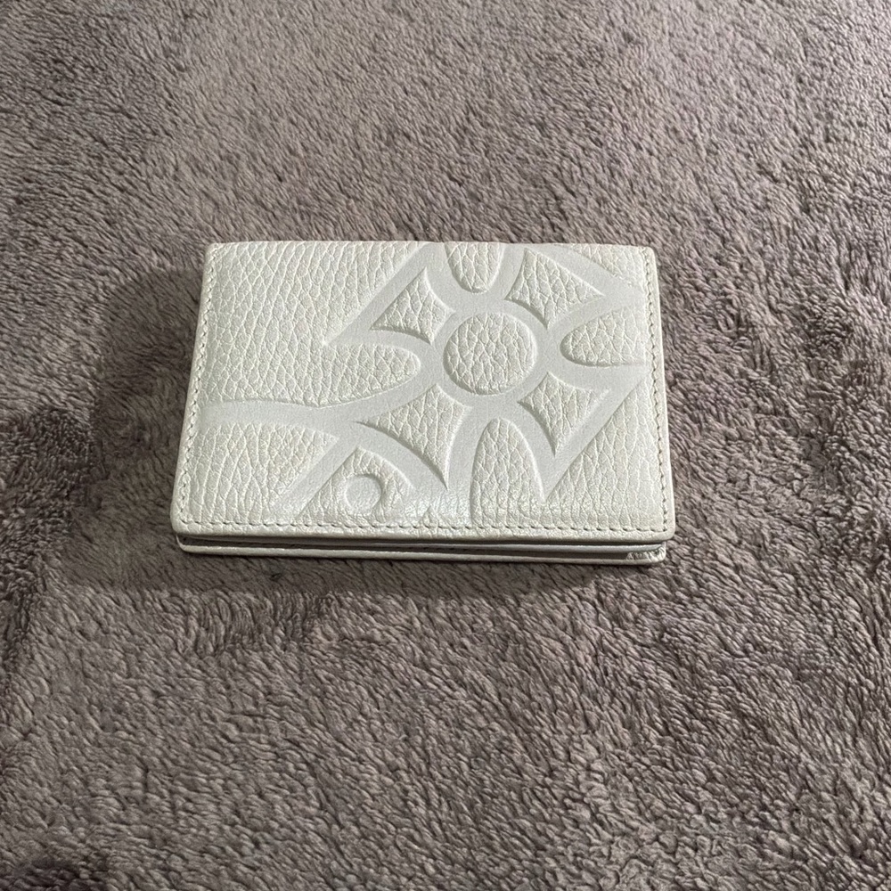 Vivienne Westwood White Leather Card Case